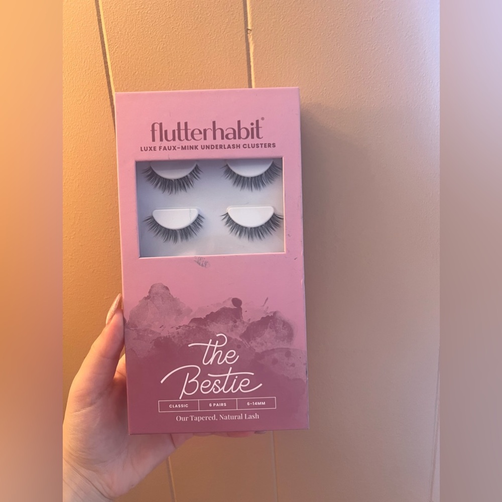 FlutterHabit Luxe Faux Mink Eyelash Clusters (6pairs in a box)